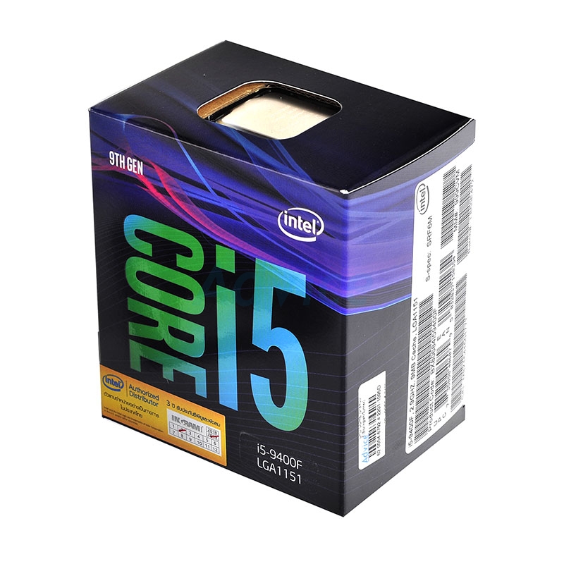CPU Intel Core i5-9400F Box CH (dùng card VGA)