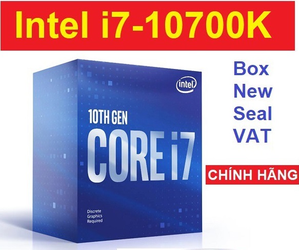 CPU Intel Core i7-10700K Box Chính hãng